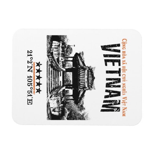 Vietnam Magneet (Horizontaal)