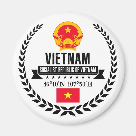 Vietnam Magneet (Voorkant)