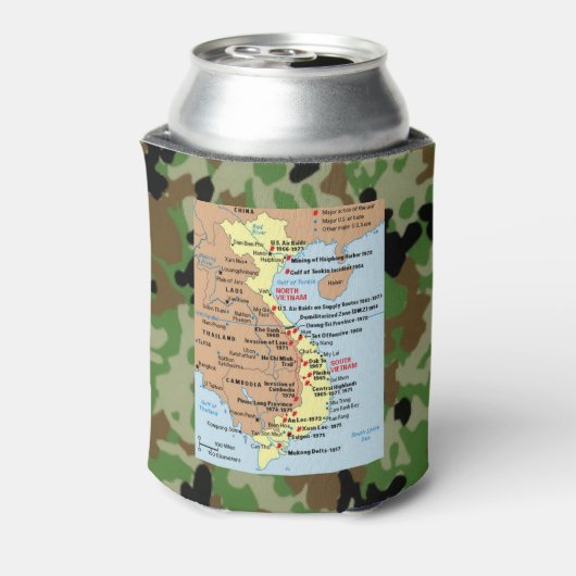 VIETNAM MAP BLIKJESKOELER (Blikje Achterkant)