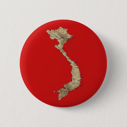 Vietnam Map Button (Voorkant)