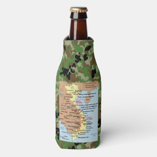 VIETNAM MAP FLESJESKOELER (Fles Voorkant)