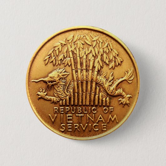 Vietnam-medailleteknop Ronde Button 5,7 Cm (Voorkant)