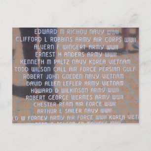 Vietnam Memorial Briefkaart