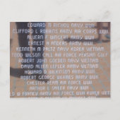 Vietnam Memorial Briefkaart (Voorkant)