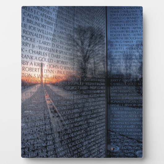 Vietnam Memorial Dawn Fotoplaat (Voorkant)
