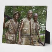 Vietnam Memorial Fotoplaat (Zijkant)
