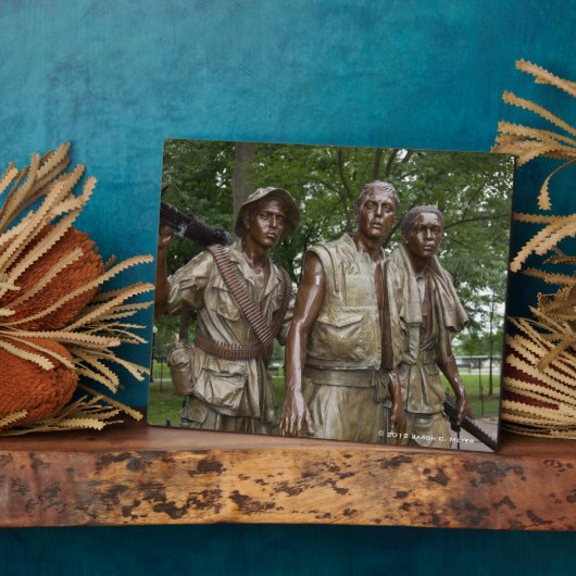 Vietnam Memorial Fotoplaat (Zijkant)