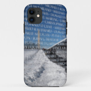 Vietnam Memorial Wall tijdens de winter Case-Mate iPhone Case