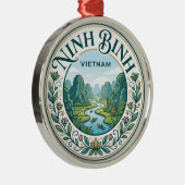 Vietnam Metalen Ornament (Rechts)