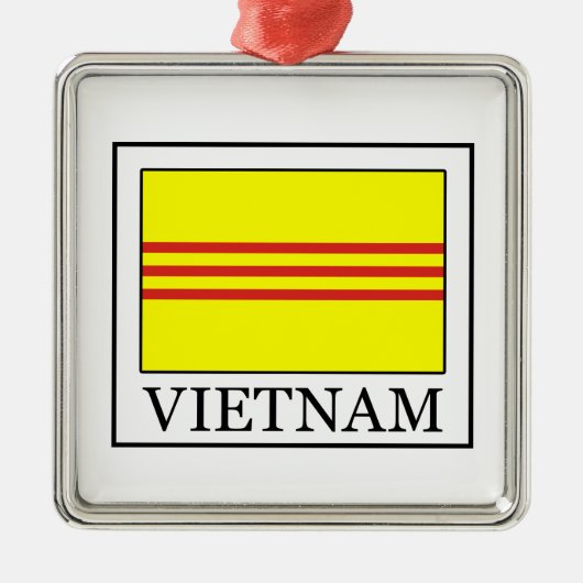 Vietnam Metalen Ornament (Voorkant)