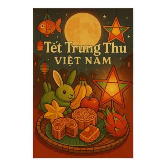 Vietnam Mid-Autumn Festival 2025 Perfect Poster (Voorkant)