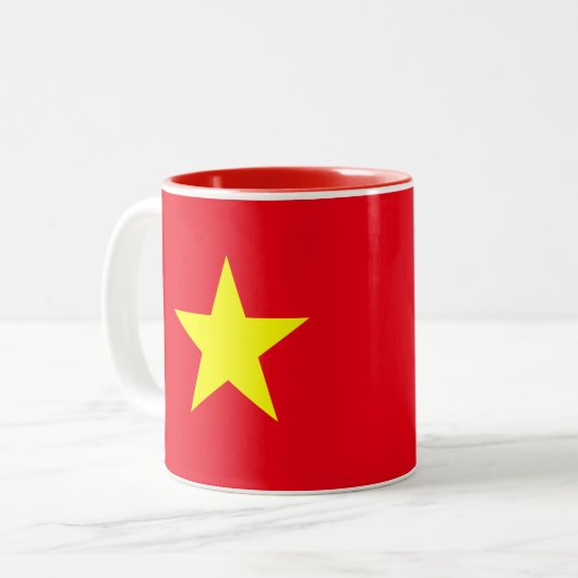 Vietnam-Mok Tweekleurige Koffiemok (Voorkant links)