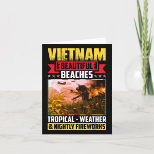 Vietnam Mooie stranden tropisch weer Kaart