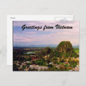 vietnam mount greetings briefkaart (Voorkant / Achterkant)
