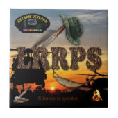 Vietnam Nam Vets LRRPS macv sog Tegeltje (Voorkant)