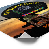 Vietnam Nam War LRRPS Veterans Veterans Patch Poster (Hoek)