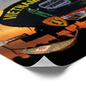 Vietnam Nam War Vets Veterans Patch Poster (Hoek)