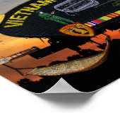 Vietnam Nam War Vets Veterans Patch Poster (Hoek)