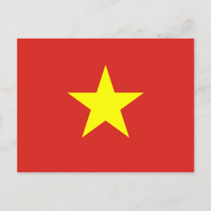Vietnam National World Flag Briefkaart