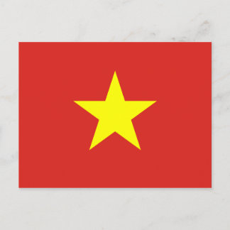 Vietnam National World Flag Briefkaart