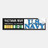 VIETNAM NAVY BUMPERSTICKER (Voorkant)