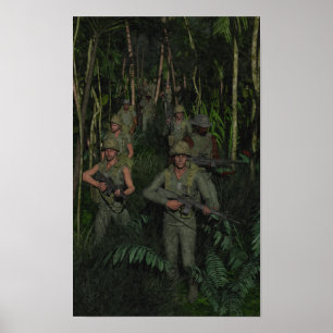 Vietnam: Oerwoud Patrol Poster