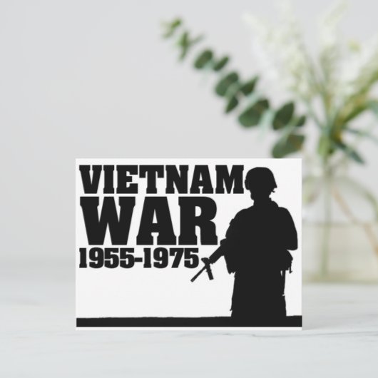 Vietnam Oorlog 1955-1975 Briefkaart (Staand voorkant)