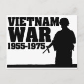 Vietnam Oorlog 1955-1975 Briefkaart (Voorkant)
