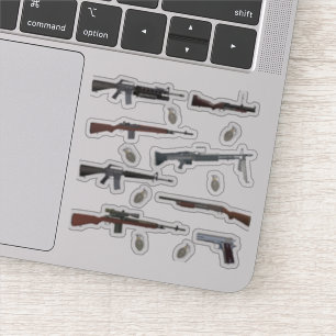 Vietnam Oorlog Amerikaanse wapens Sticker