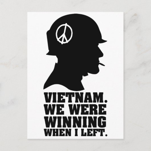 Vietnam-oorlog Briefkaart (Voorkant)