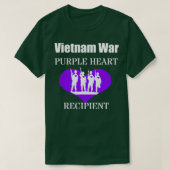 Vietnam Oorlog Paarse erfgenamen Memori T-shirt (Design voorkant)