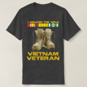 Vietnam oorlog Vietnam Veteraan T geeft ons vetera T-shirt (Design voorkant)