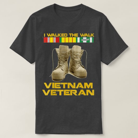 Vietnam oorlog Vietnam Veteraan T geeft ons vetera T-shirt (Design voorkant)