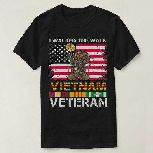 Vietnam-oorlog Vietnam Veteraan T shirt Gift ons V (Design voorkant)