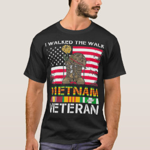 Vietnam-oorlog Vietnam Veteraan T shirt Gift ons V