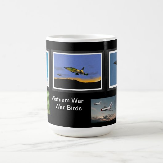 Vietnam Oorlog Vliegtuig Koffie mok (Center)