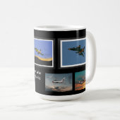 Vietnam Oorlog Vliegtuig Koffie mok (Voorkant rechts)