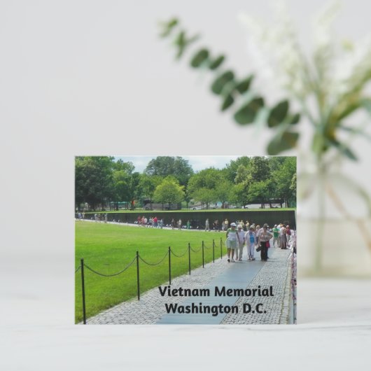 Vietnam-oorlogsimonaal Briefkaart (Staand voorkant)