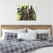 Vietnam-oorlogsimonaal Canvas Afdruk (Insitu (Slaapkamer))