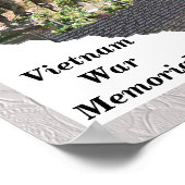 Vietnam-oorlogsimonaal Poster (Hoek)
