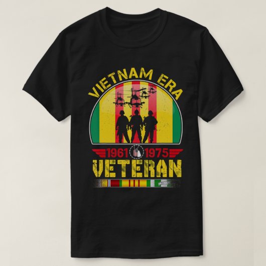 Vietnam Oorlogstijdperk in ruste Soldaat-T-Shirt T-shirt (Design voorkant)