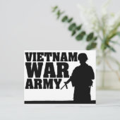 Vietnam-oorlogsveteraan Briefkaart (Staand voorkant)