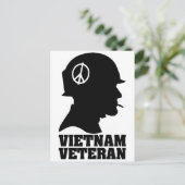 Vietnam-oorlogsveteraan Briefkaart (Staand voorkant)