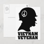 Vietnam-oorlogsveteraan Briefkaart (Voorkant / Achterkant)