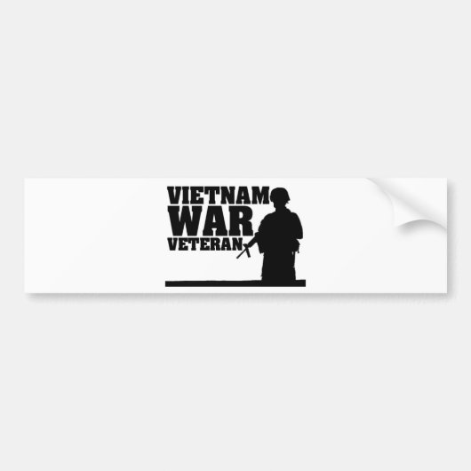 Vietnam-oorlogsveteraan Bumpersticker (Voorkant)