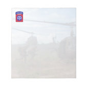 Vietnam patch Notitieblok , 82e luchtafdeling (Voorkant)