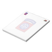 Vietnam patch Notitieblok , 82e luchtafdeling (Linkerzijde)