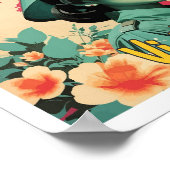 Vietnam Pop Art Travel Illustration Poster (Hoek)