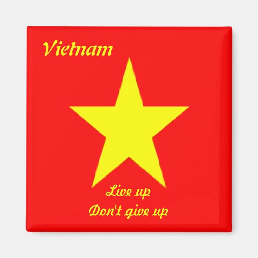 Vietnam positieve berichtmagneten magneet (Voorkant)
