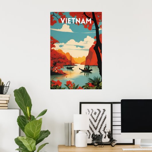 Vietnam  poster (Thuiskantoor)